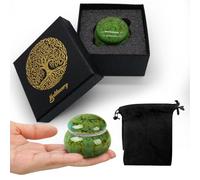Small Urns for Human Ashes Keepsake,Ceramic Small Cremation Urn for Ashes for Women Adult Male with Gift Box and Velvet Bag 1.6'' Mini Urns for Pet Urn Dog Cat Ashes Keepsake Green