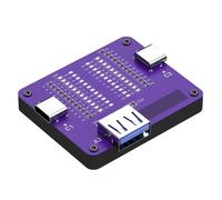 Small USB C Cable Tester Tool for Effective Circuit Problem Finding in Electronics and Phones Fast Issue Identification Practical Two Port Type C Tester