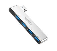 Small USB Hub, Fidioto 4 Port USB Adapter(1 * 3.0 Hub, 3 * 2.0 Hub), Multi USB Port Expander for Laptop, iMac Pro, MacBook Air, Mac mini/Pro, Notebook PC, USB Flash Drives and Mobile HDD Etc.