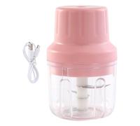 Small USB Powered Garlic Mincer Plastic Vegetable Masher Wireless Electric Grinder for Efficient Food Prep