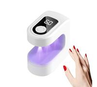 Small UV Light for Nails - USB Charging Manicure Lamp, Portable Gel Curing Device | duals Timing Mode Nail Dryer, Compact LED Lamp for Home Travel Salon Office Pedicure Road Trip Camping Airplane