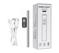 Small UV Nail Lamp, USB Rechargeable Nail Polish Dryer, LED Lamp Mini Digital Display 2 Timer Modes for Home Study Travel