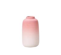 Small Vase, Gradient Pastel Color Frosted Dried Flower Holder For Office Home Decor(Color-14)