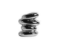 Small Vase Hotel Model Room Home Table Flower Arrangement Simple Soft Decoration Ornaments(12cm)