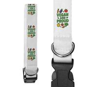 Small 'Vegan and Proud' Dog Collar (PR00067321)
