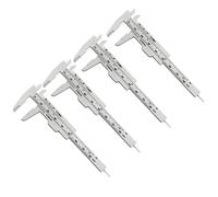 Small Verniers Calipers Double Scale Rulers 4PCS Colorful Eyebrow Measuring Brow Mapping Tool Double Scale Measuring Tool
