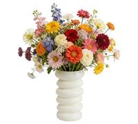 Small Very Decorative Modern Spiral Vase, Modern Decorative Art Bouquet Container, Vases For Table Decorations, For The Home As A Centrepiece, Farmhouse Style, Living Room