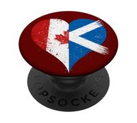 Small Vintage Canada Scotland Flag A Proud Canadian Scottish PopSockets Adhesive PopGrip