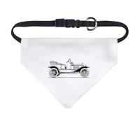 Small 'Vintage Car Side View' Dog/Cat/Pet Bandana (PD00060405)