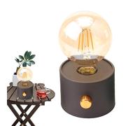 Small Vintage Lamp | Cute Camping LED Lantern,Retro Camping Lamp Table Light, Creative Decorative Bedside Desktop Lamp for Home Bedroom