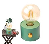 Small Vintage Lamp - Cute Table Lamp,Retro Camping Lamp Table Light, Creative Decorative Bedside Desktop Lamp for Home Bedroom