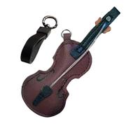 Small Violin Keychain - 12x4.5cm Leather Violin Toy Handbag Pendant | Personal Style Enhancing Decorative Accessory For Keybags Or Backpacks, Party Favors