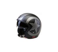 (Small) Viper RS-V06 Matt Black Star Open Face Motorcycle Helmet