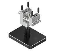 Small Vise, Desk Vice Clamp, 3.94x2.36x4.72 Inches Heavy-Duty Portable Tool, Non-Slip Quick-Release Design, Precision Press for Jewelry Making, Woodworking, Garage, Workshop, Handcraft Projects