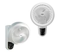 Small Wall Mount Fan With Remote Control, Osicllating Fan With 20ft Powerful Airflow, 3 Speed, Timer, 90° Oscillation, 47in Cord, For RV Bedroom Home Office Garage