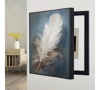 Small Wall Safe Cover, Concealed Electrical Panel Cover, Decorative Fuse Box Covers, Artistic Distribution Board Front, Removable Wall-Mounted Utility Box Decor(Style E,23.6x31.5in)