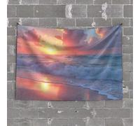 Small Wall Tapestry Misty Pathway: A Solitary Figure In The Fog Tapestry Funny Bedroom Decor Weird Decor(75X100CM)