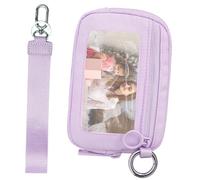 Small Wallet for Women - Credit Card Holder Wristlet Wallets | Small Wallets Coin Pockets with ID Window Waterproof for Women Girls and Old Aged Peoples, Lavender, Refer to description, Unisex