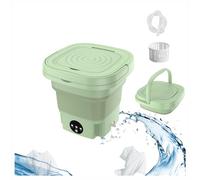 Small Washer Machine Portable, Portable Washer Machine for Apartments 8L with 3 Modes Deep Cleaning, Clothes Washer Machine for Apartment,RV,Travel,Underwear,Green