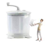 Small Washer Manual Non Electric Washing Machine Portable Wash And Spin Cycle Combo For Camping Apartments Dorms Underwear Travel Essentials