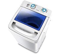 Small Washing Machine 3kg Semi-automatic Environmentally Friendly Plastic Washing Machine, Household Small 300W Washing Machine, Portable Single Tub 7KG Mini Washing Machine