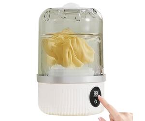 Small Washing Machine - Portable Cordless Mini Washing Machine Laundry Spinner | Automatic Compact Clothes Cleaner, Rechargeable Fabric Stirrers Device, Lightweight Personal Hygiene Equipment P