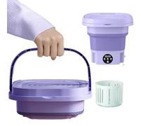 Small Washing Machine - Portable Mini Sock Washing Machines 8L, Efficient Lazy Person Washer High Capacity Full Automatic Wash Machine