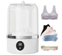 Small Washing Machine Portable, Small Portable Washer, Cordless Lightweight Electric Automatic Device For Socks Kids Personal Hotel