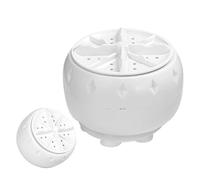 Small Washing Machine - Portable Ultrasonic Washing Machine - Automatic Turbine Low Noise Washing Machine Small Plug-in, Automatic Turbine Washing Machine Small with USB Cable Home Travel