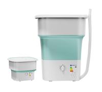Small Washing Machine Portable Washing Machines Large Capacity Portable Washable bed Sheets for Home use Small Washing Machine for Socks and Underwear for Dormitory use(Green)