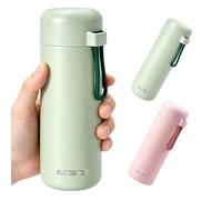 Small Water Bottle for Handbag 420ml,304 Stainless Steel Insulated Flask＆Mini Water Bottle,Double Wall Vacuum for Hot & Cold Drinks8-12Hour Heat Retention for Office,Gym,ravel,Kids