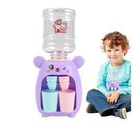 Small Water Dispenser, Water Dispenser Machine Toy, Water Dispenser Cartoon Bunny Water Machine with 2 Cups - Double Water Outlet Drinking Water Fountain Toy for Home Desk