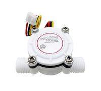 Small Water Flows Meter G1/4 Inch Connection 3.5-24V with Stable Pulses Frequency Water Flowing Monitors for Systems Flows Rate Measurement