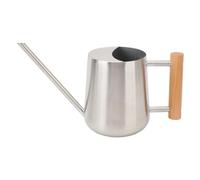 Small Watering Can for Indoor Plants, Plant Watering Can Stainless Steel Plant Watering Can with Long Spout Wooden Handle Water Can Long Spout Watering Can for Houseplant Outdoor