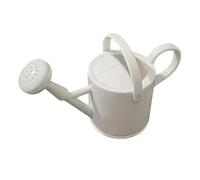 Small Watering Can for Kids, Mini Plastic Plant Watering Can with Long Spout, Sprinkling Kettle Bucket Small Tin Flower Pots for Indoor Outdoor Gardening (White)