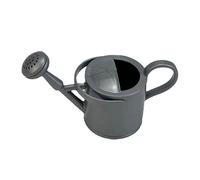 Small Watering Can for Kids, Mini Plastic Plant Watering Can with Long Spout, Sprinkling Kettle Bucket Small Tin Flower Pots for Indoor Outdoor Gardening (Grey)