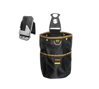 Small Waterproof Utility Tool Pouch, Carpenter Waist Bag, Portable Quick Release Carpenter Pockets, Woodworking and Electrician Gear Organizer, Multi-Purpose Belt Bag for Tools, Workshop Carry | Hand