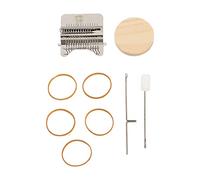 Small Weaving Loom Stainless Steel Pine Household Stitching Mending Tool for Clothes Socks Portable Weaving Tool Efficient Textile Repair Kit Durable Crafting Accessory