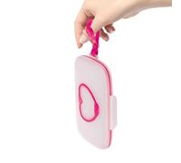 Small Wet Wipes Case - Reusable Dispenser, Portable Dust Proof Container, Heart Shaped Opening | Handle Design Tissue Storage for Home Travel Car Nursery Bathroom Hygiene Convenient Access