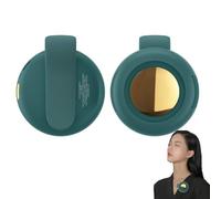 Small Whirlwind Clip Waist Neck Fan,Portable Rechargeable Fan,Mini Waist Clip Fan,360 Degree Clip On Air Cooler,3 Speeds Hands-Free Neck Fans,Mini Bladeless Fans Clip On,for Outdoor Travel (Green)