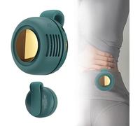 Small Whirlwind Clip Waist Neck Fans, Portable Cooling Fan 3 Speeds Rechargeable, Hands-Free Neck Fans Hanging Waist Clip Bladeless Fan (Green)