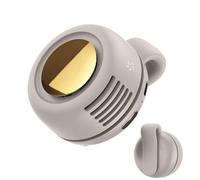 Small Whirlwind1 Clip Waist Neck Fan, Neck Fan, Portable Silent Mini Bladeless Fan, Clip On Personal Fan For Clothes, Rechargeable Wearable Air Cooler With 3 Speeds, 360 Rotation