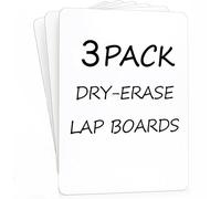 Small White Boards for Kids: 9"x12" Double Sided Writing Board Handwriting Practice Small Dry Erase Boards for Students Teachers School Supplies Lapboards 3Pack (Whiteboards)