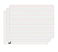 Small White Boards for Kids: 9"x12" Double Sided Writing Board Handwriting Practice with Lines Small Dry Erase Boards for Students Teachers School Supplies Lapboards 3Pack (whiteboards with Lines)