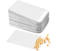 Small White Envelopes 100 Pcs, Self-Adhesive Seed Packets Coin Envelopes Mini M