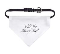 Small 'Will You Marry Me?' Dog/Cat/Pet Bandana (PD00063695)