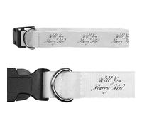 Small 'Will You Marry Me?' Dog Collar (PR00063647)