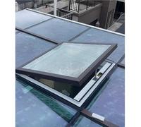 Small Window In A Buildings Roof, Roof Lighting Well Window, with Double Layer Tempered Glass, for Garage, Basement, Loft, Dark Room, Sun Room,003,550 * 550