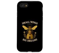 Small Wings Big Dreams Inspirational Bee Lover Case for iPhone SE (2020) / 7/8