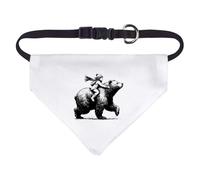 Small 'Winter Bear Ride' Dog/Cat/Pet Bandana (PD00060213)